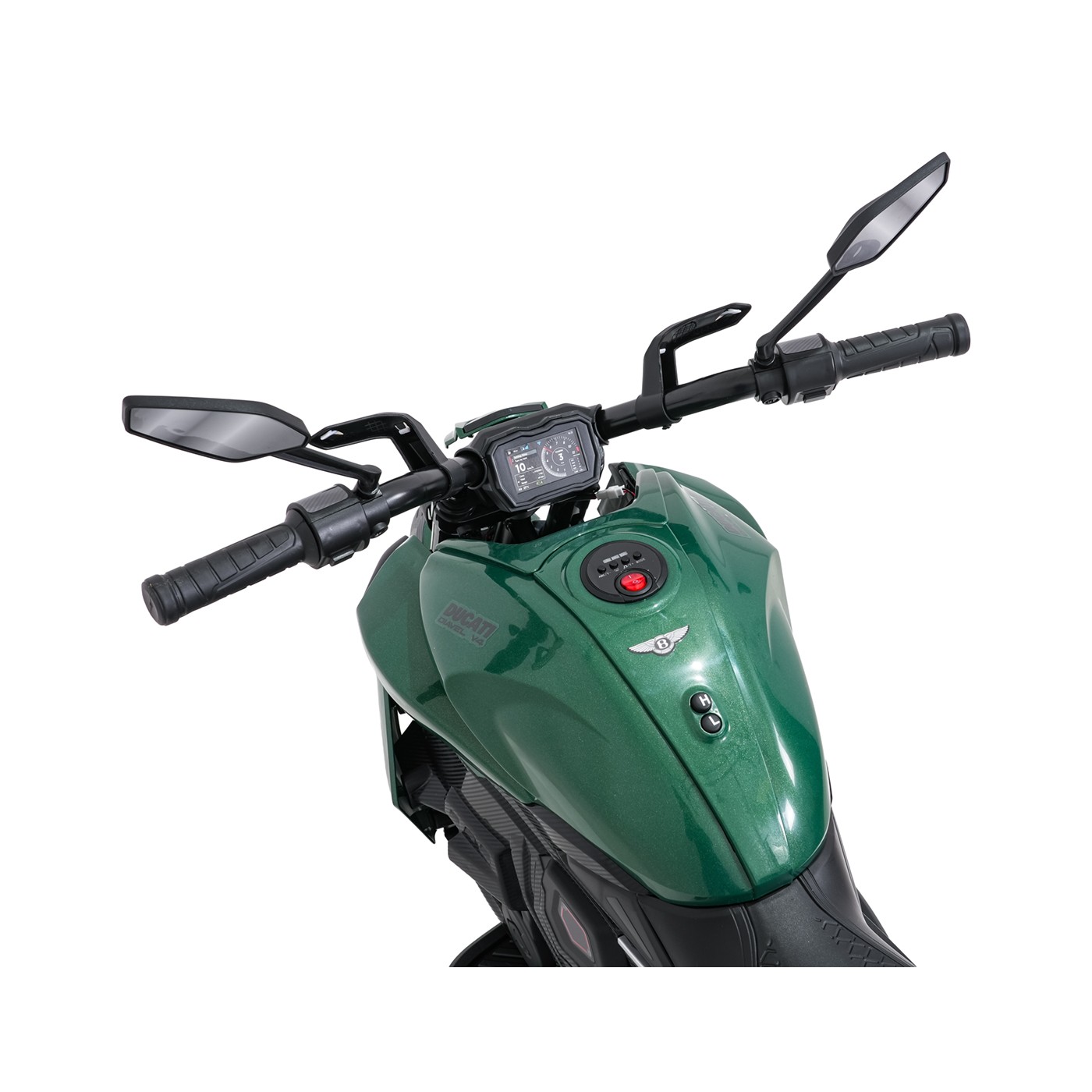Vehicle Motor Ducati Diavel x Bentley Green