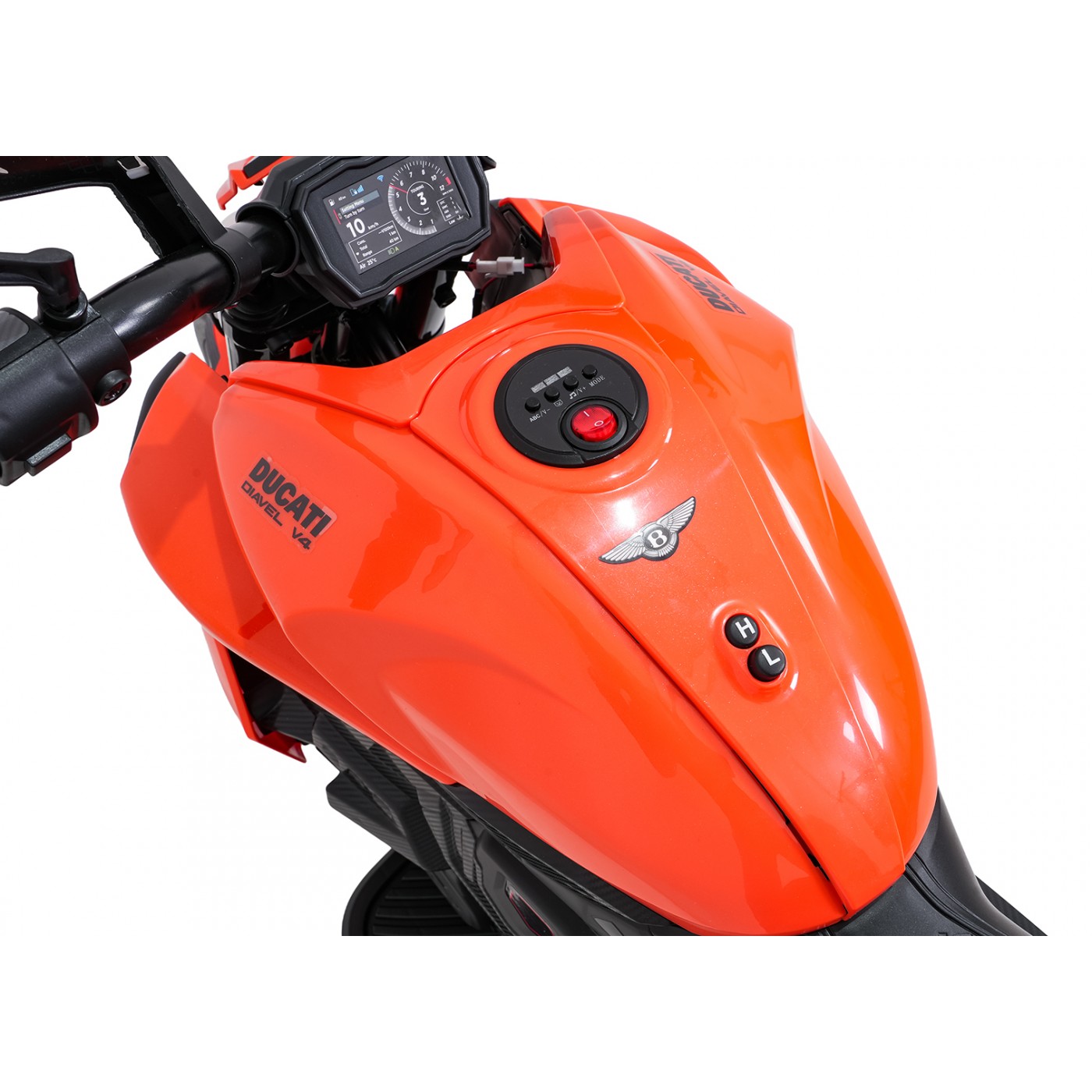 Vehicle Motor Ducati Diavel x Bentley Orange