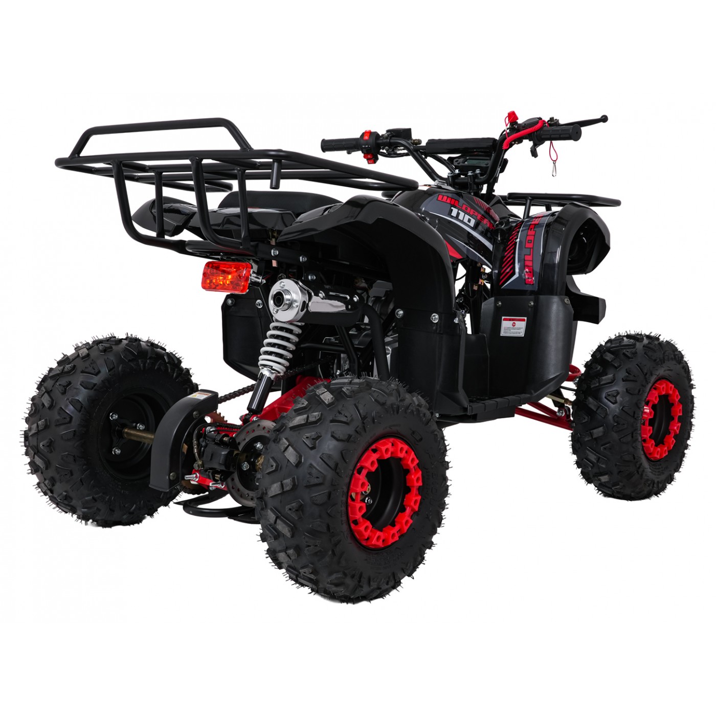 WILDPEAK 110cc Red Combustion Quad Vehicle