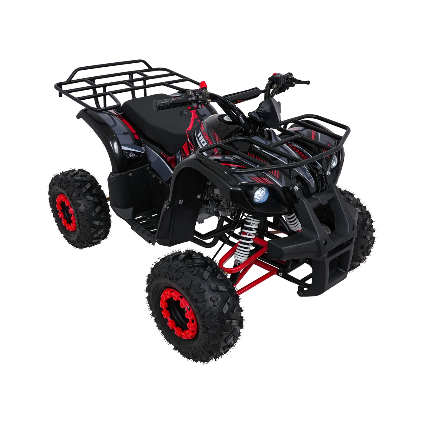 WILDPEAK 110cc Red Combustion Quad Vehicle