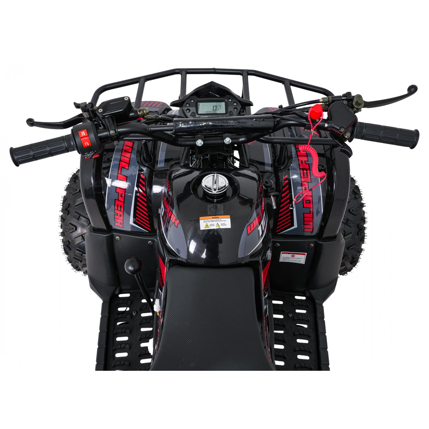 WILDPEAK 110cc Red Combustion Quad Vehicle