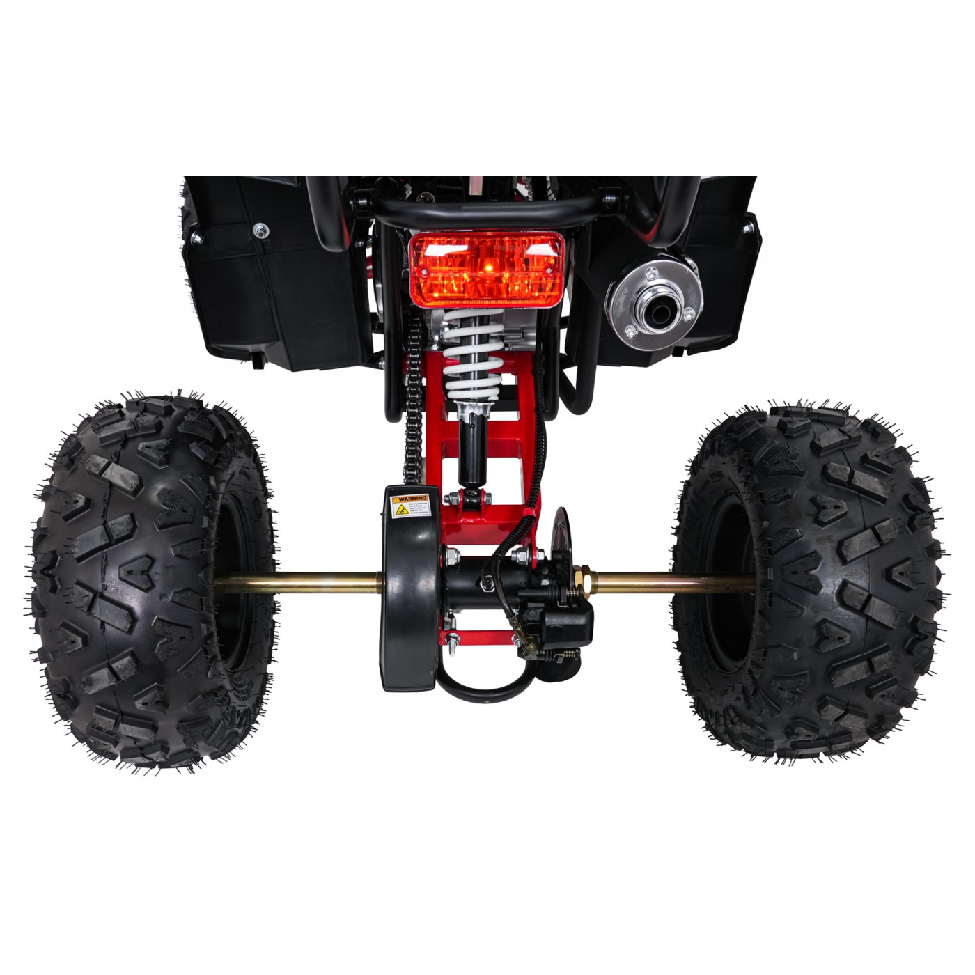 WILDPEAK 110cc Red Combustion Quad Vehicle