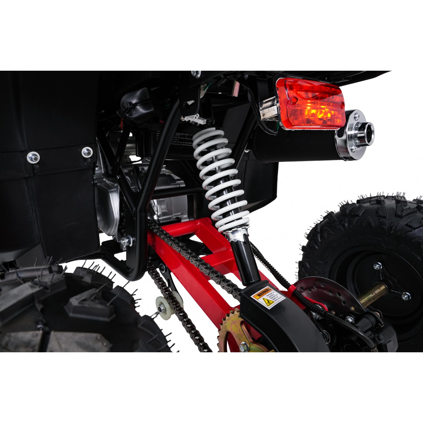 WILDPEAK 110cc Red Combustion Quad Vehicle