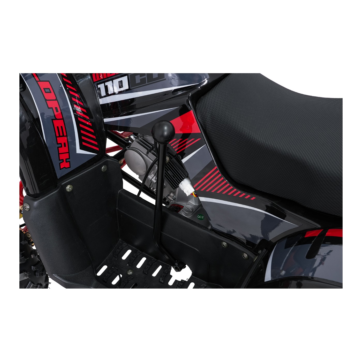 WILDPEAK 110cc Red Combustion Quad Vehicle