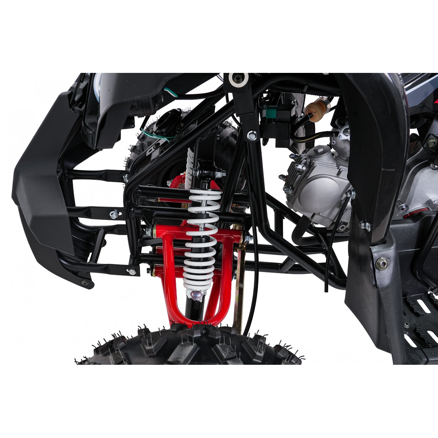 WILDPEAK 110cc Red Combustion Quad Vehicle