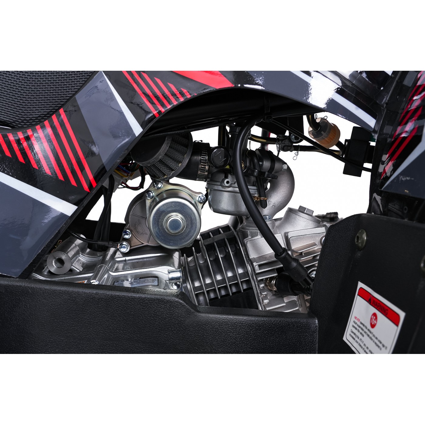 WILDPEAK 110cc Red Combustion Quad Vehicle