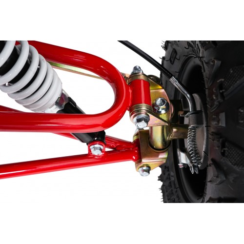 WILDPEAK 110cc Red Combustion Quad Vehicle