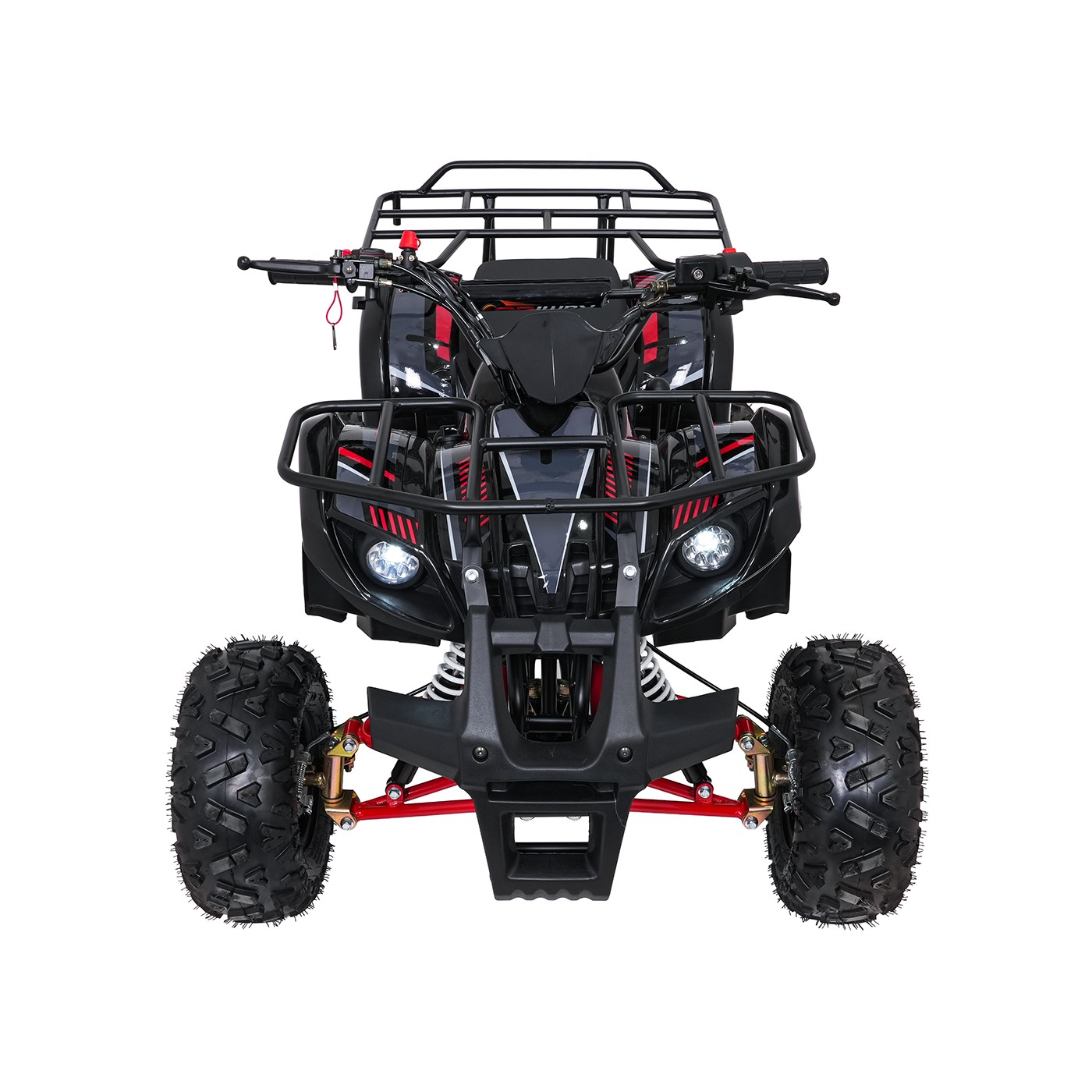 WILDPEAK 110cc Red Combustion Quad Vehicle