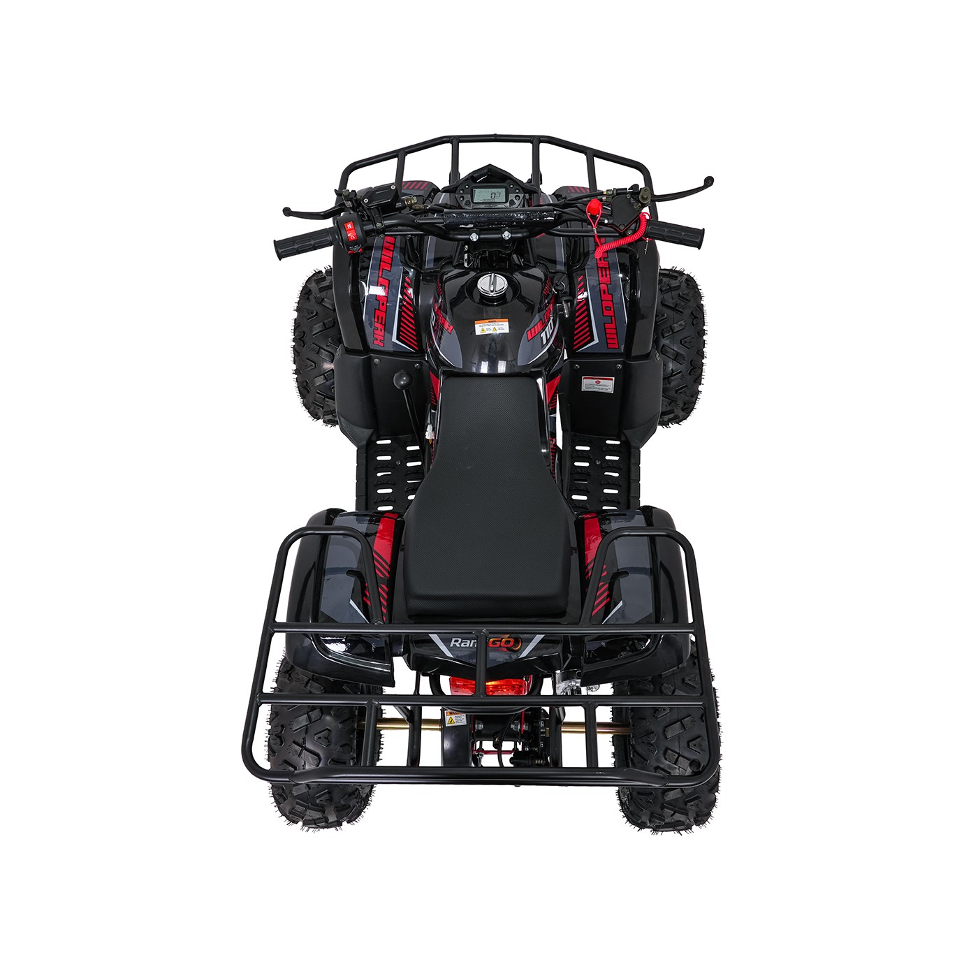 WILDPEAK 110cc Red Combustion Quad Vehicle