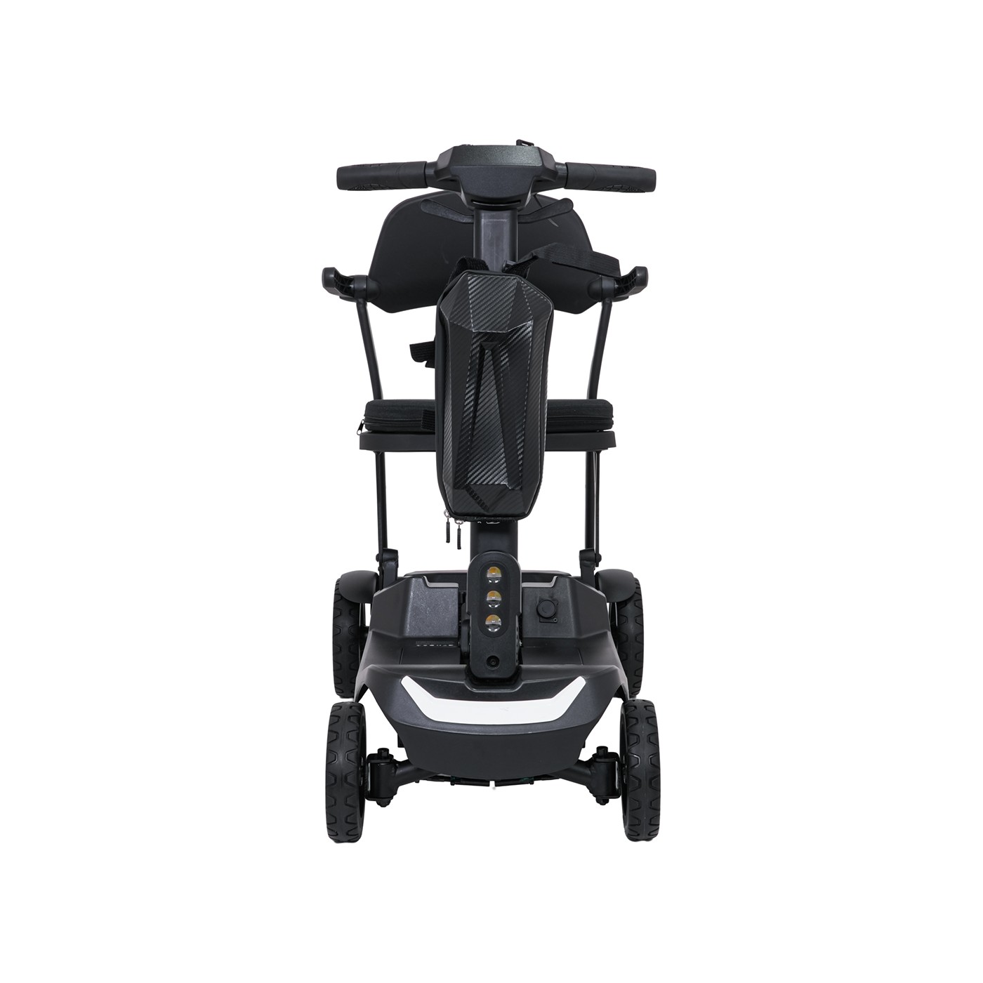 SeniorStar Black Four-Wheel Electric Scooter for Seniors