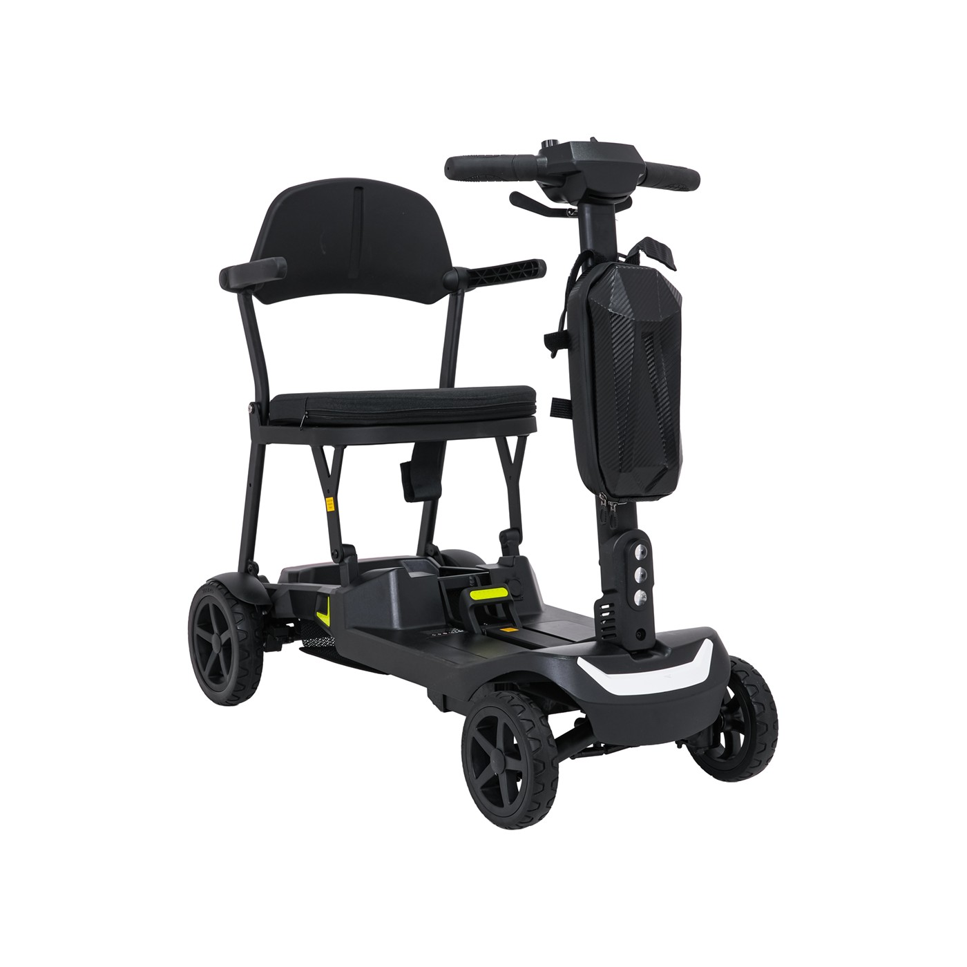 SeniorStar Black Four-Wheel Electric Scooter for Seniors