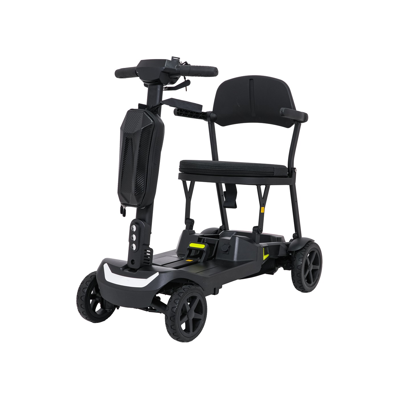 SeniorStar Black Four-Wheel Electric Scooter for Seniors