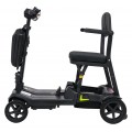 SeniorStar Black Four-Wheel Electric Scooter for Seniors