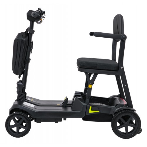SeniorStar Black Four-Wheel Electric Scooter for Seniors