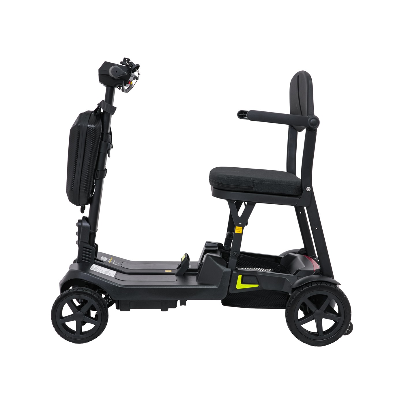 SeniorStar Black Four-Wheel Electric Scooter for Seniors