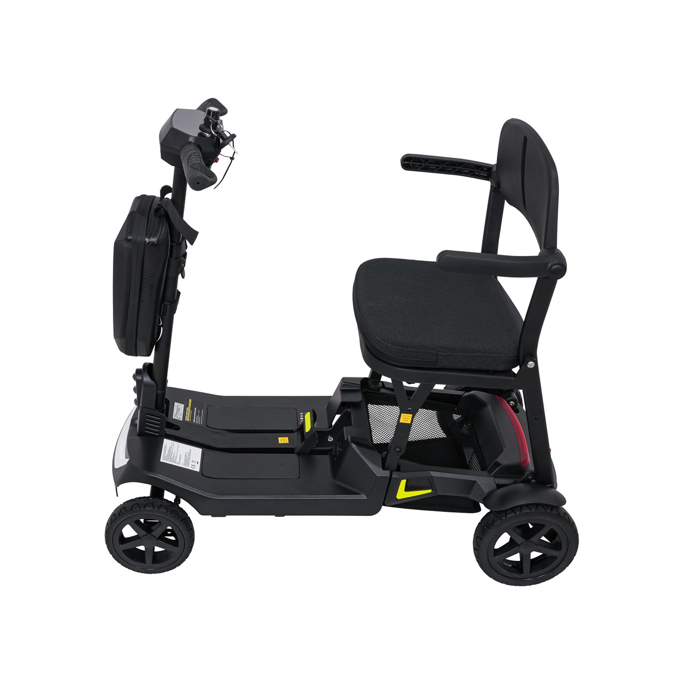SeniorStar Black Four-Wheel Electric Scooter for Seniors