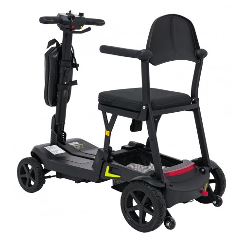 SeniorStar Black Four-Wheel Electric Scooter for Seniors