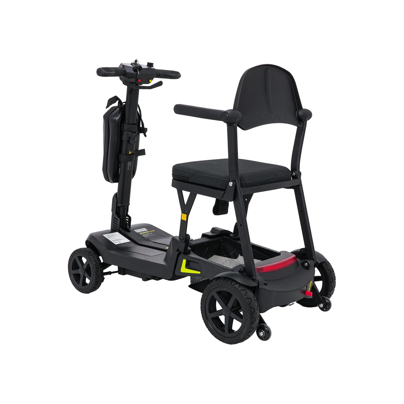 SeniorStar Black Four-Wheel Electric Scooter for Seniors
