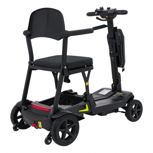 SeniorStar Black Four-Wheel Electric Scooter for Seniors