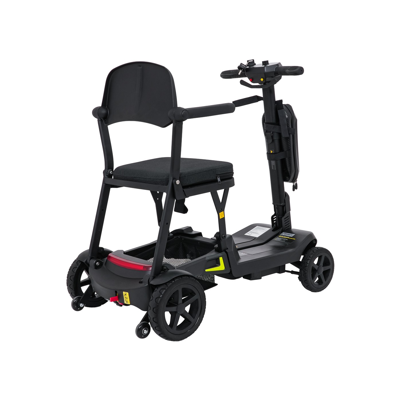 SeniorStar Black Four-Wheel Electric Scooter for Seniors