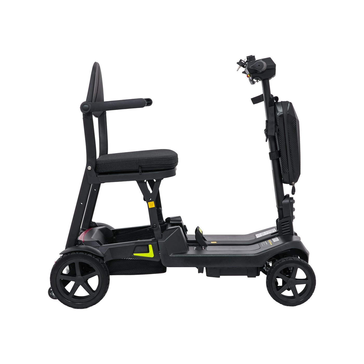 SeniorStar Black Four-Wheel Electric Scooter for Seniors