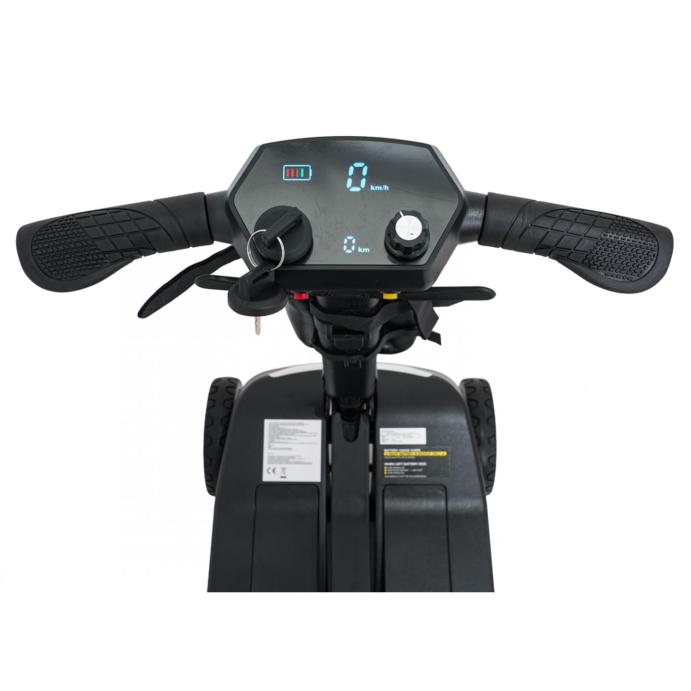 SeniorStar Black Four-Wheel Electric Scooter for Seniors