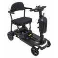 SeniorStar Black Four-Wheel Electric Scooter for Seniors