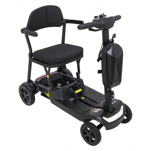 SeniorStar Black Four-Wheel Electric Scooter for Seniors