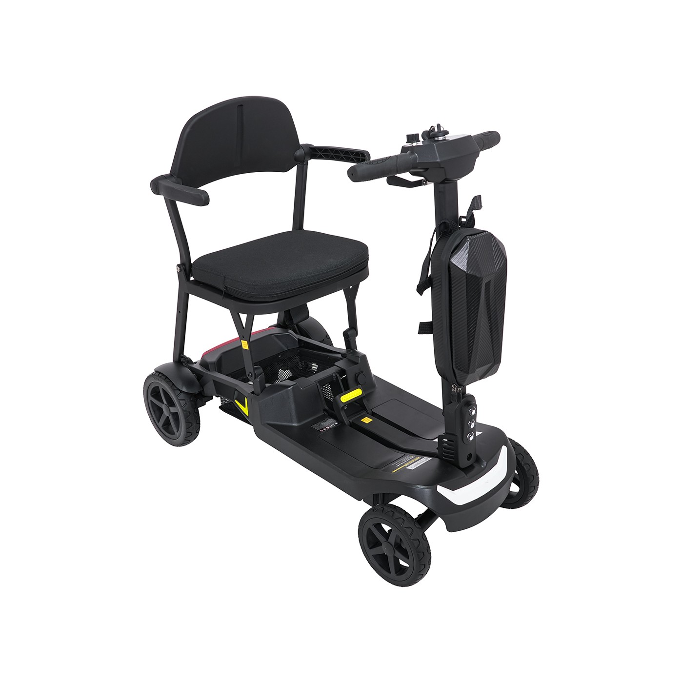 SeniorStar Black Four-Wheel Electric Scooter for Seniors
