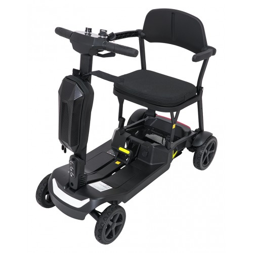 SeniorStar Black Four-Wheel Electric Scooter for Seniors