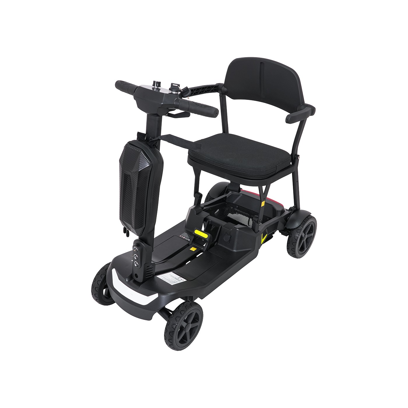 SeniorStar Black Four-Wheel Electric Scooter for Seniors