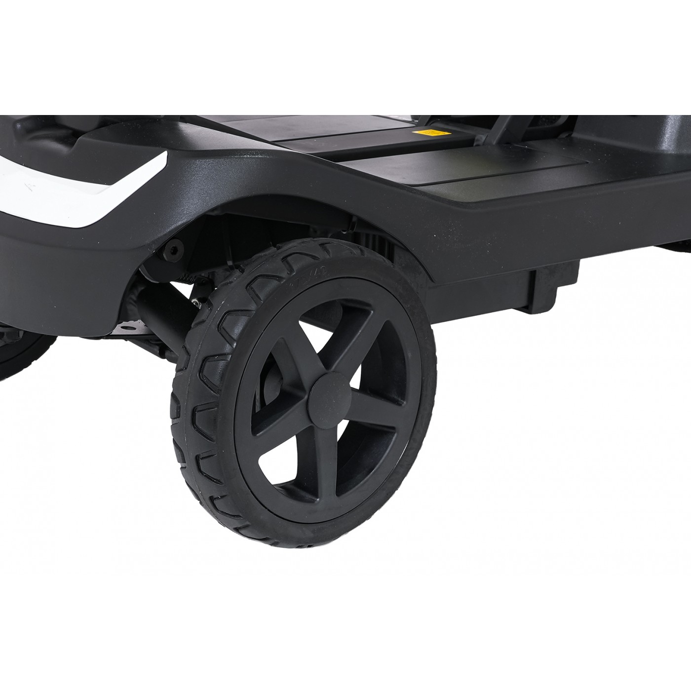 SeniorStar Black Four-Wheel Electric Scooter for Seniors