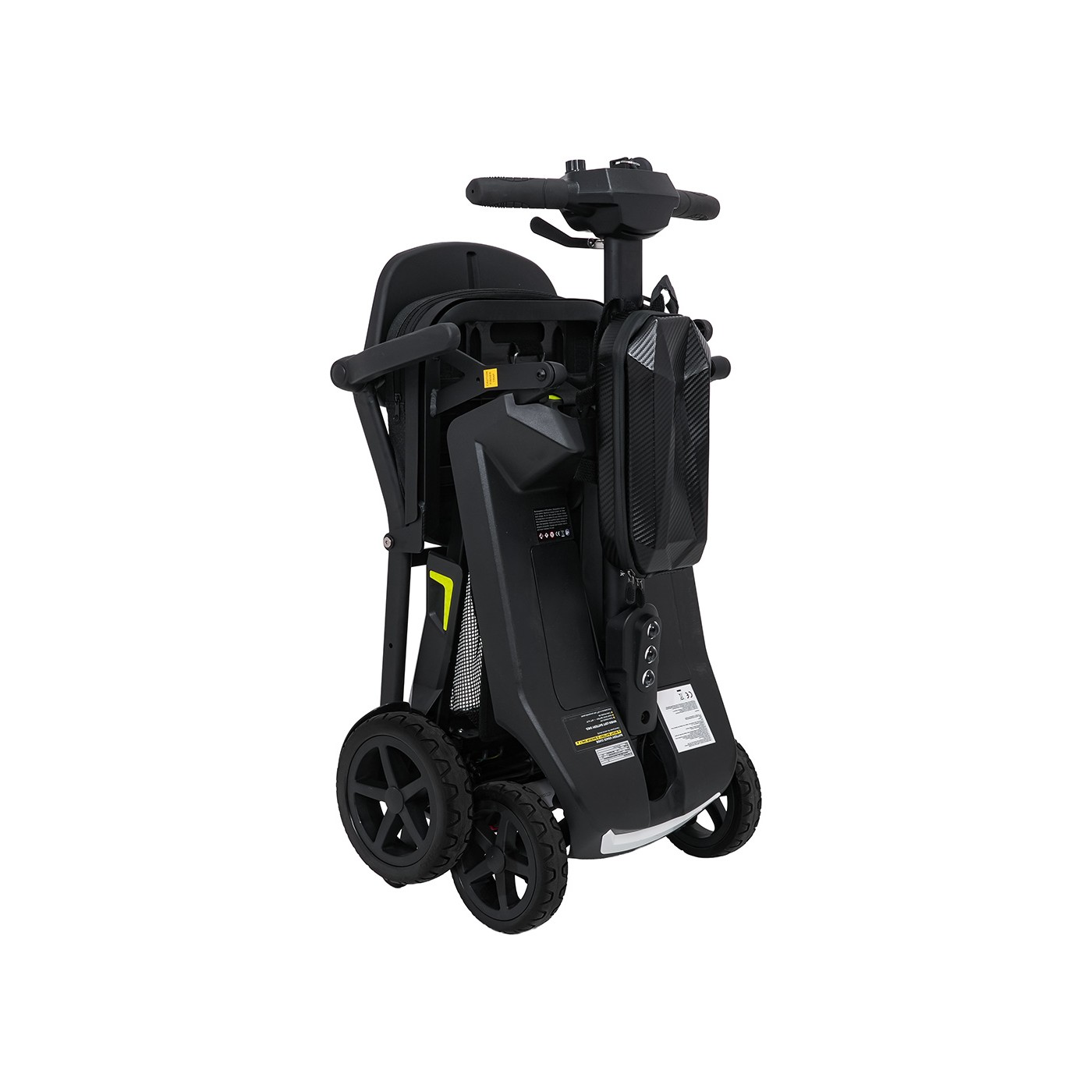 SeniorStar Black Four-Wheel Electric Scooter for Seniors