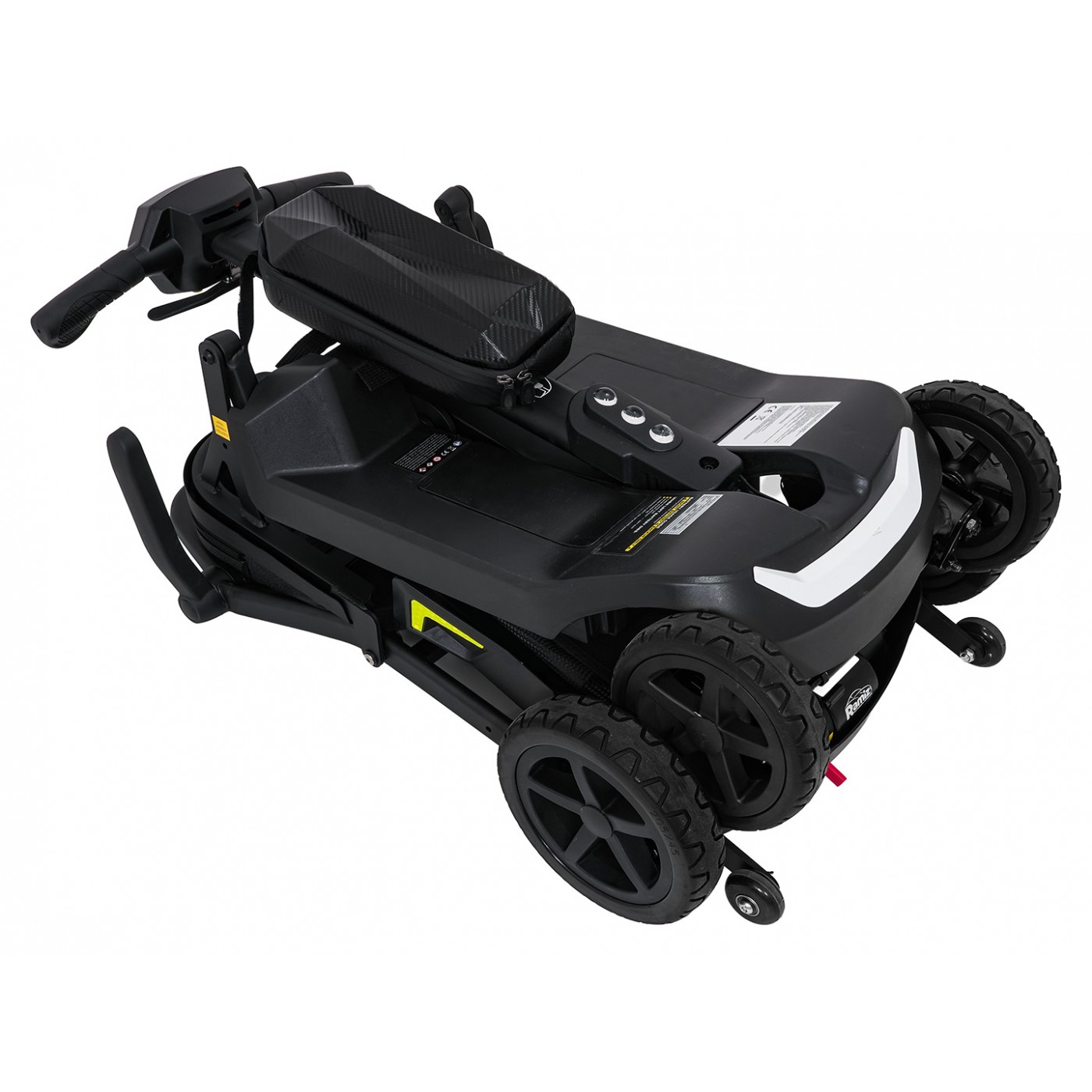 SeniorStar Black Four-Wheel Electric Scooter for Seniors