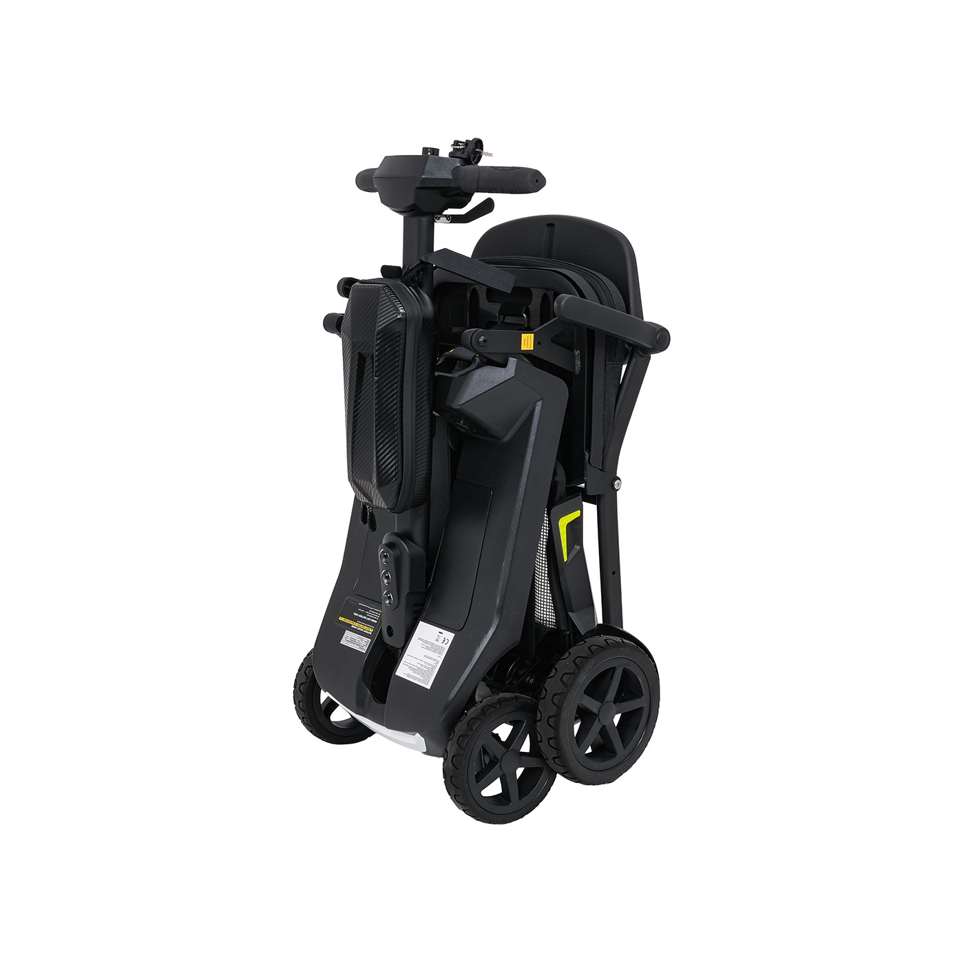 SeniorStar Black Four-Wheel Electric Scooter for Seniors