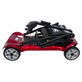 EasyGo Red Four-Wheel Electric Scooter for Seniors