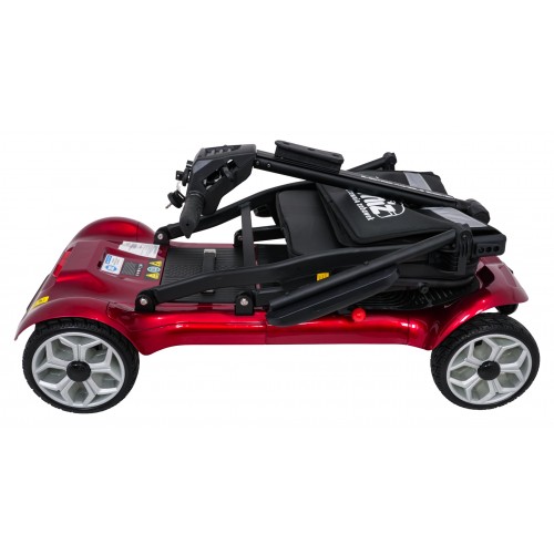 EasyGo Red Four-Wheel Electric Scooter for Seniors