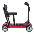 EasyGo Red Four-Wheel Electric Scooter for Seniors