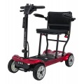 EasyGo Red Four-Wheel Electric Scooter for Seniors