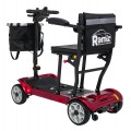 EasyGo Red Four-Wheel Electric Scooter for Seniors