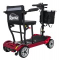 EasyGo Red Four-Wheel Electric Scooter for Seniors