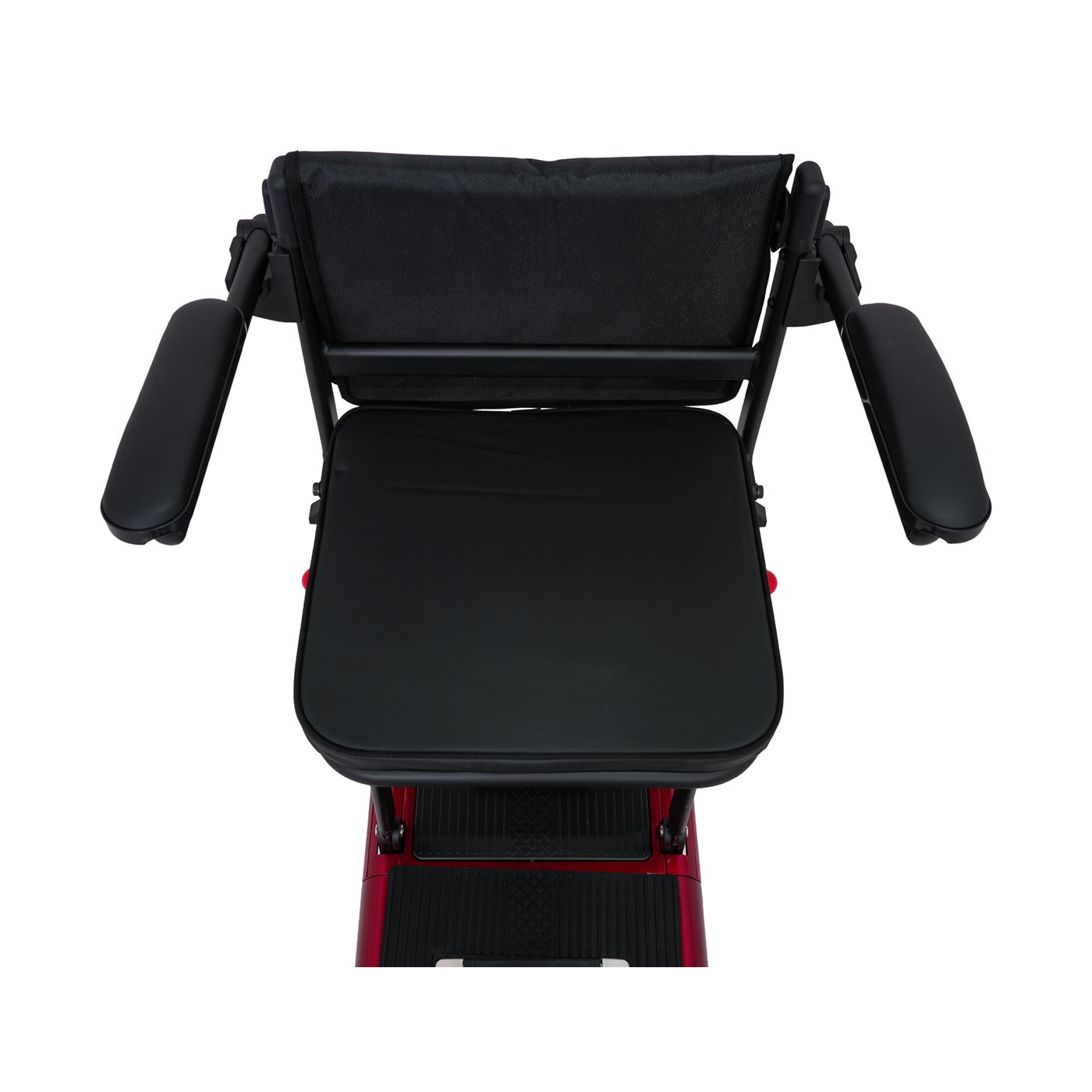 EasyGo Red Four-Wheel Electric Scooter for Seniors