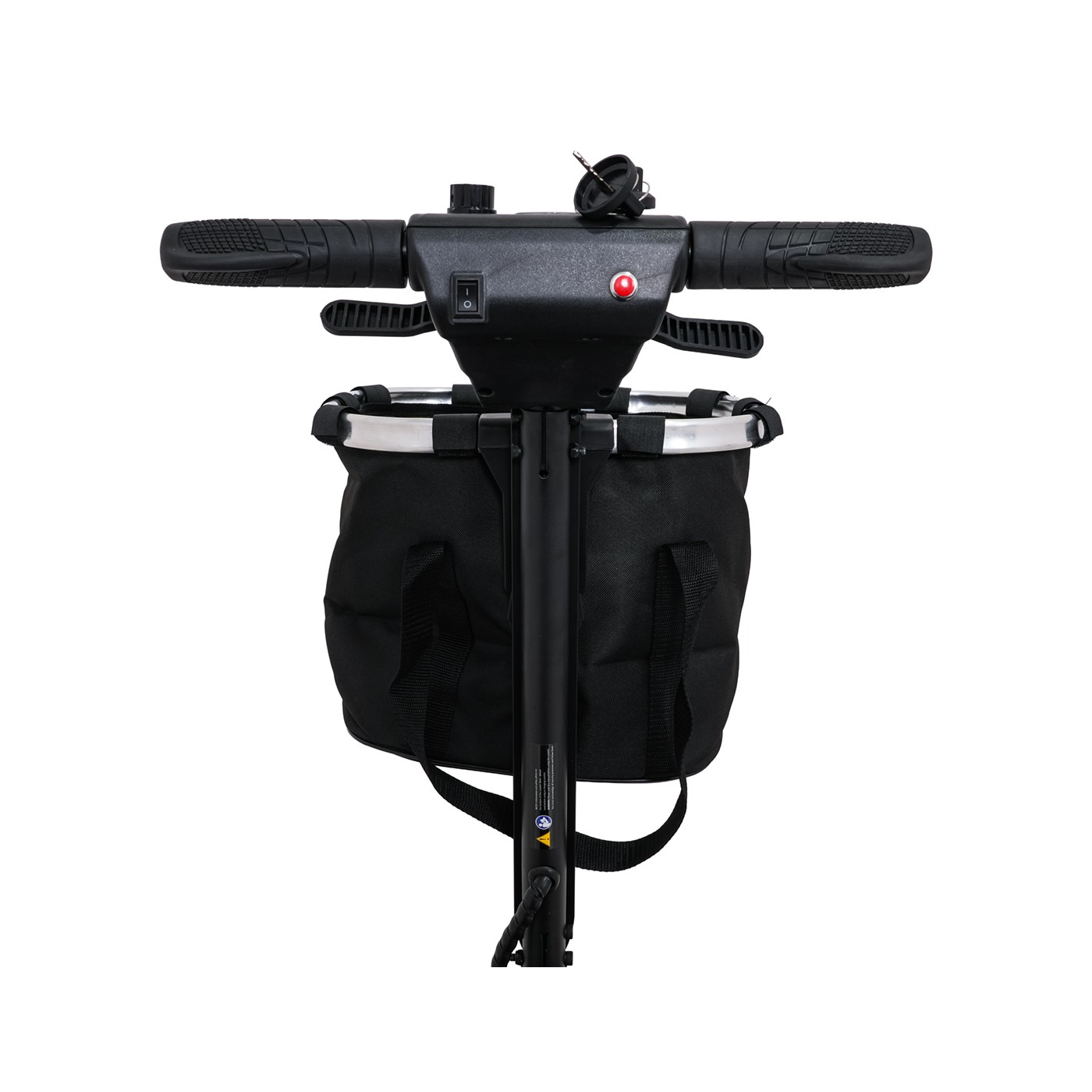 EasyGo Red Four-Wheel Electric Scooter for Seniors
