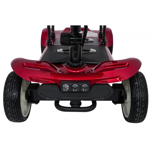 EasyGo Red Four-Wheel Electric Scooter for Seniors