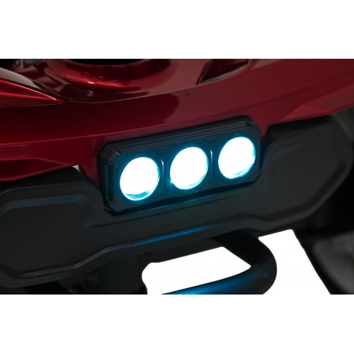 EasyGo Red Four-Wheel Electric Scooter for Seniors