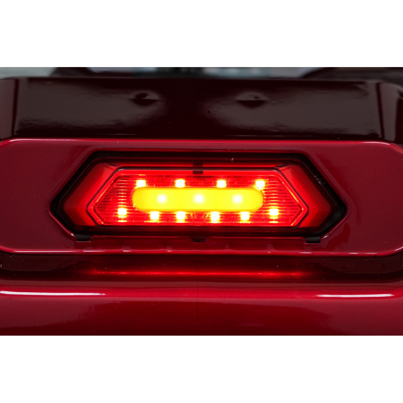 EasyGo Red Four-Wheel Electric Scooter for Seniors