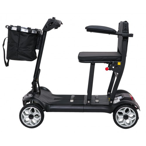 EasyGo Black Four-Wheel Electric Scooter for Seniors