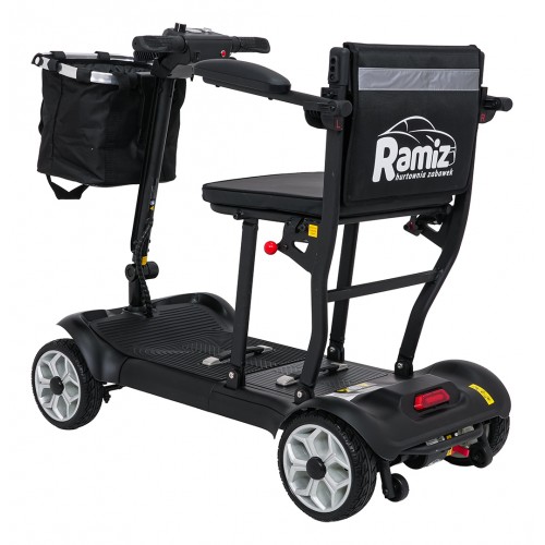 EasyGo Black Four-Wheel Electric Scooter for Seniors