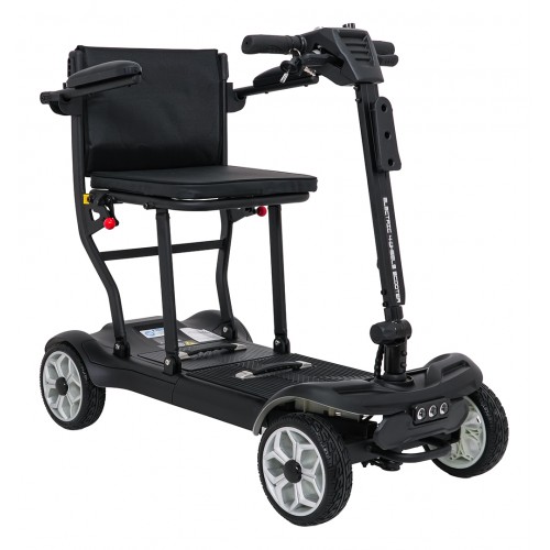 EasyGo Black Four-Wheel Electric Scooter for Seniors