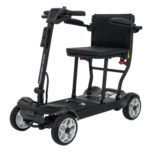 EasyGo Black Four-Wheel Electric Scooter for Seniors